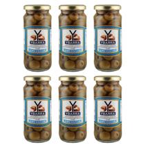 Kit 6 Azeitona Espanhola Recheada com Amêndoas Ybarra 142g.