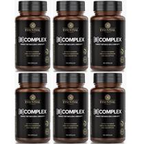Kit 6 B Complex Essential Nutrition - 120 Capsulas Sem Sabor Kit 6 B Complex Essential Nutrition - 120 Capsulas Sem Sabor