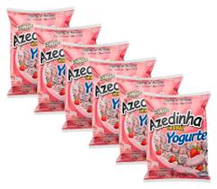 Kit 6 Bala Azedinha Mastigável Sabor IOGURTE Cory 500g