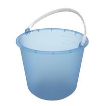 Kit 6 Balde Plástico Multi Lar Azul Celeste 12L - Metasul