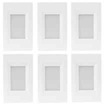 Kit 6 Balizador Embutir Led 4x2 Branco Frio 6500k 2w Escada