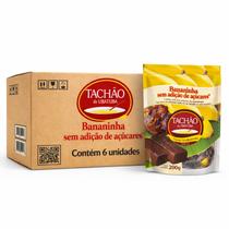 Kit 6 Bananinha Sem Açúcar Tachão de Ubatuba 200g Kit 6 Bananinha Sem Açúcar Tachão de Ubatuba 200g