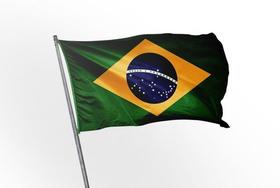 Kit 6 Bandeira Do Brasil - 1,50x0,90mt Gigante Envio Imediato