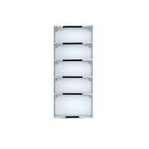 Kit 6 Bandejas Canto 202 FIT Farmacia 30/25 Branco Pe Preto