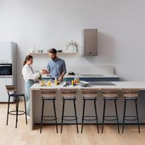 kit 6 Banquetas Bancos Cozinha Gourmet Alta 70cm Para Area Lazer Americana Bistrô Bar Balcão Reforçada Itagold