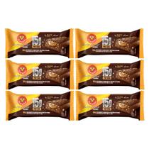 Kit 6 barra 15g proteina cappuccino classic 50g 3corações Kit 6 barra 15g proteina cappuccino classic 50g 3corações