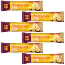 Kit 6 Barra Banana Abacaxi Choc Branco 24G Banana Brasil