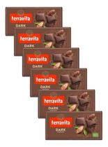 Kit 6 Barra De Chocolate Dark Amargo 50% Terravita 100g