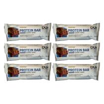 Kit 6 barra de proteina com 20g proteina chocolate e avela 60g dux