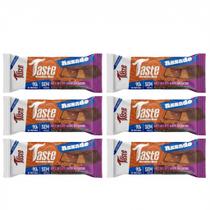 Kit 6 barra de proteina doce de leite 50g 9g de proteina