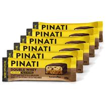 Kit 6 Barra PINATI Double Whey Bananoffe 50g 15g Proteina Kit 6 Barra PINATI Double Whey Bananoffe 50g 15g Proteina