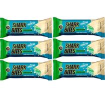 Kit 6 Barra Shark Bites 40g 11g Proteina Torta de Limao Shark Pro