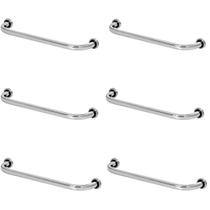 Kit 6 Barras De Apoio De Idoso 80cm Para Banheiro