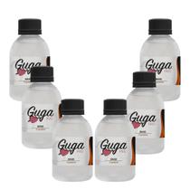 Kit 6 Base de Unha com D-pantenol Esmalte Pro 100ml Guga