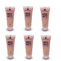 Kit 6 Base Matte Cor 02 Bege Claro 35gr - Ramona Make Up