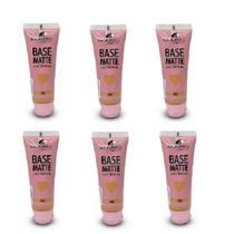 Kit 6 Base Matte Cor 03 Bege Médio 35gr - Ramona Make Up