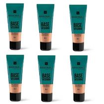 Kit 6 Base Vegana Cor 03 Bege Médio 30ml - Ramona Make Up