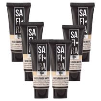 Kit 6 Bases Líquida Matte Nº 04 Alta Cobertura 30ml Safira