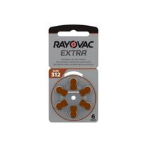 Kit 6 Bateria Aparelho Auditivo Tamanho 312 Rayovac Kit 6 Bateria Aparelho Auditivo Tamanho 312 Rayovac