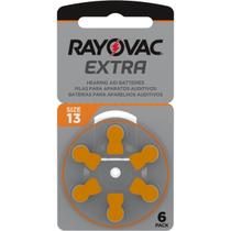 Kit 6 Bateria Para Aparelho Auditivo Tamanho 13 Rayovac