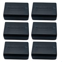 Kit 6 Baterias NP FW50 Recarregáveis Para Câmeras Sony Alpha A5100 A6000 A6300 a6500 A6400 A7 A7II