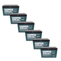 Kit 6 Baterias Selada Gel Ciclo Profundo Duran 10ah 12v 6-dzm-10