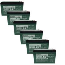 Kit 6 Baterias Selada Gel Ciclo Profundo Duran 16ah 12v 6-dzm-12