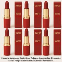Kit 6 Batom Em Bala Matte Cor 2 - Dapop