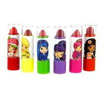 Kit 6 Batom Infantil Para Criança Menina Princesa, morango Kit 6 Batom Infantil Para Criança Menina Princesa, morango