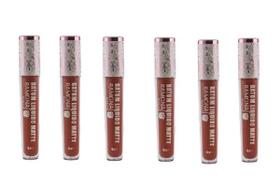 Kit 6 Batom Líquido Matte Cor 04 Marrom 4ml - Ramona Make Up