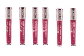 Kit 6 Batom Líquido Matte Cor 29 Rosa Cha 4ml - Ramona Make Up