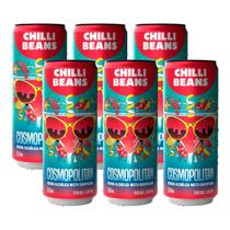 Kit 6 Bebida Alcoólica Mista Chilli Beans Cosmopolitan 310ml Kit 6 Bebida Alcoólica Mista Chilli Beans Cosmopolitan 310ml