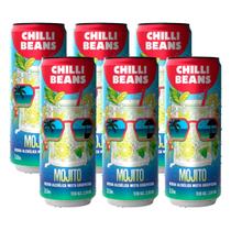 Kit 6 Bebida Alcoólica Mista Chilli Beans Mojito 310ml