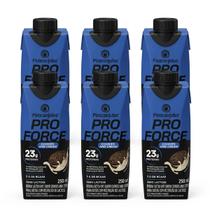 Kit 6 Bebida Proteica Piracanjuba Pro Force Cookies 250ml 23g Proteínas Zero Lactose