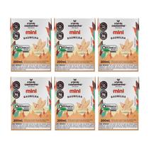 Kit 6 Bebida Vegana Mini Baunilha 200Ml A Tal Da Castanha