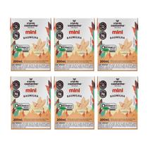 Kit 6 bebida vegana mini baunilha 200ml a tal da castanha