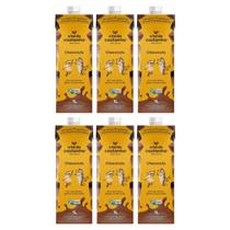 Kit 6 bebida vegetal choconuts 1l natural a tal da castanha