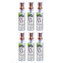 Kit 6 Beija Bem Uva - Dokmos - 15ml - Aromatizador bucal