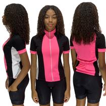 Kit 6 Bermuda e Camiseta Infantil Ciclista Ciclismo Bike Mtb Kids Feminina