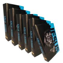 KIT 6 Bíblia Sagrada Leão Capa Dura