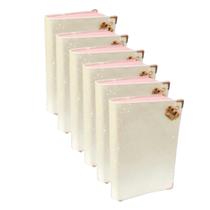 KIT 6 Bíblia Sagrada Luxo Branca