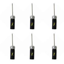 KIT 6 Bico Agulha para Bomba de Ar Encher Inflar Bolas Futebol JFIT KIT 6 Bico Agulha para Bomba de Ar Encher Inflar Bolas Futebol JFIT