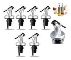 Kit 6 Bico Dosador De Garrafas eite Vinagre Galheteiros Kit 6 Bico Dosador De Garrafas eite Vinagre Galheteiros