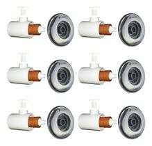 Kit 6 Bico Jato Hidro Massagem Pratic Inox Sodramar 50mm