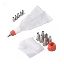 Kit 6 Bicos e Saco Decorar FEN3966 Kit 6 Bicos e Saco Decorar FEN3966