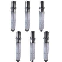 Kit 6 Bicos Injetor Industrial Metalmaq Longo 1/8 Lote
