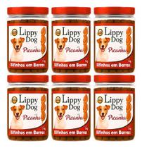 Kit 6 Bifinhos Carne Picanha 1kg Petisco Snack Cães Pet Dog