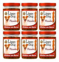 Kit 6 Bifinhos Carne Picanha 1Kg Petisco Snack Cães Pet Dog