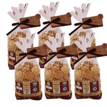 Kit 6 Biscoito Caseiro Disquinho de Queijo Natural