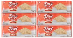 Kit 6 biscoito colombiano dux craker salted original 300g Kit 6 biscoito colombiano dux craker salted original 300g